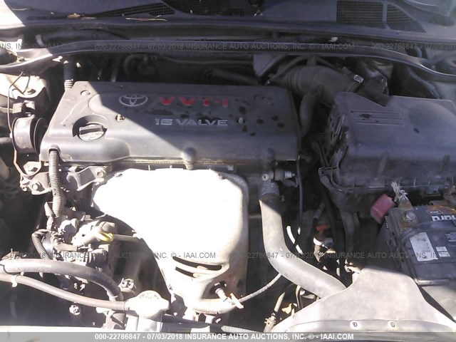4T1CE38P04U801569 - 2004 TOYOTA CAMRY SOLARA SE/SLE ვერცხლისფერი ფოტო 10
