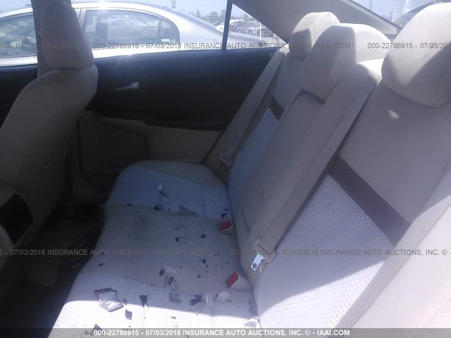 4T1BF1FK5CU510049 - 2012 TOYOTA CAMRY SE/LE/XLE WHITE photo 8