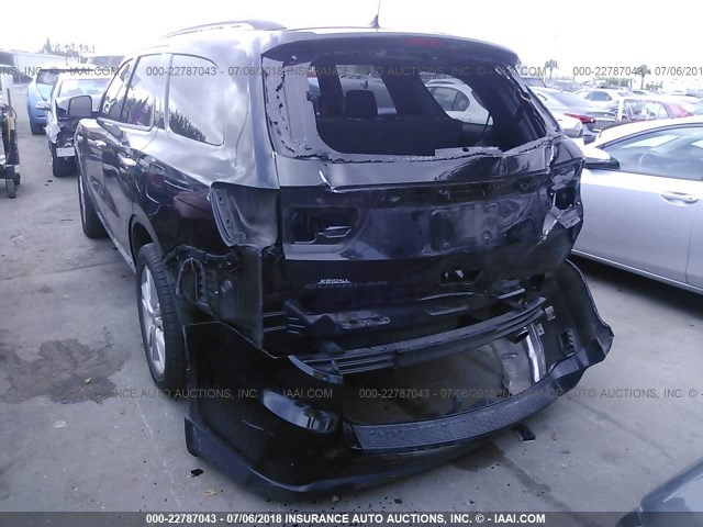 1C4RDHDG1DC661641 - 2013 DODGE DURANGO CREW BLACK photo 6