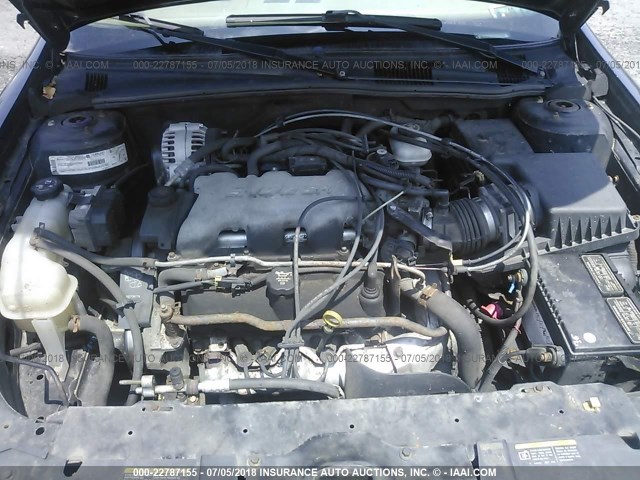 1G1NE52J42M519258 - 2002 CHEVROLET MALIBU LS BLACK photo 10