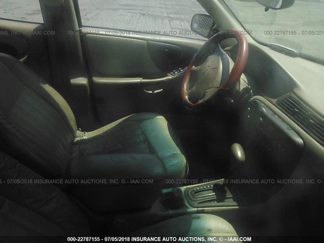 1G1NE52J42M519258 - 2002 CHEVROLET MALIBU LS BLACK photo 5