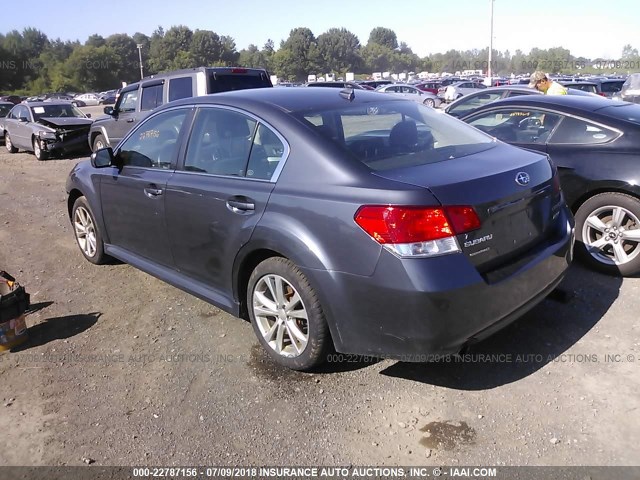 4S3BMBC69E3024084 - 2014 SUBARU LEGACY 2.5I PREMIUM GRAY photo 3