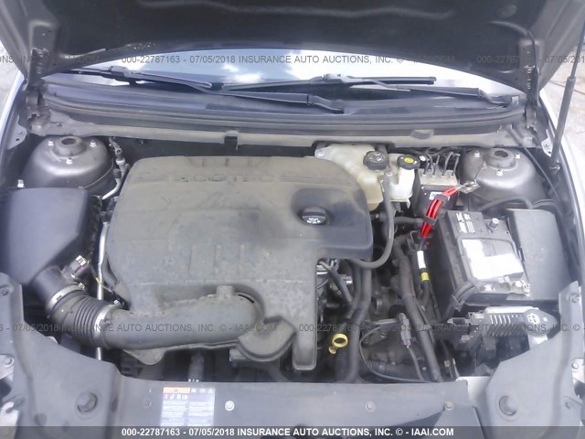 1G1ZC5EU2CF155490 - 2012 CHEVROLET MALIBU 1LT 灰色 照片 10