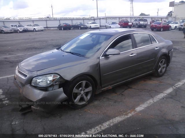 1G1ZC5EU2CF155490 - 2012 CHEVROLET MALIBU 1LT 灰色 照片 2