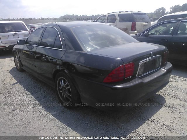 1LNHM87A7YY854903 - 2000 LINCOLN LS BLACK photo 3