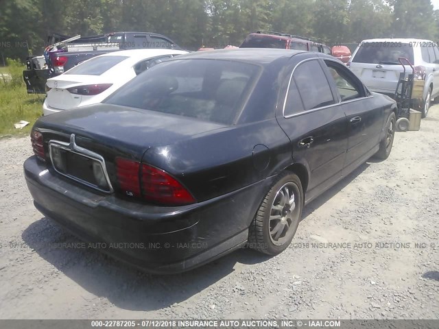 1LNHM87A7YY854903 - 2000 LINCOLN LS BLACK photo 4