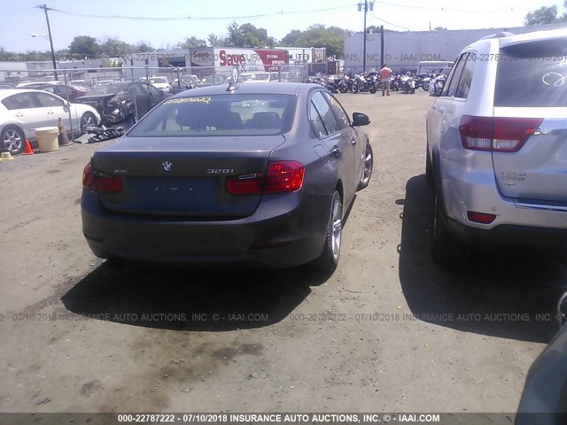 WBA3B5C50DF595623 - 2013 BMW 328 XI SULEV BROWN photo 4