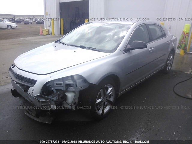 1G1ZB5E01CF351419 - 2012 CHEVROLET MALIBU LS SILVER photo 2