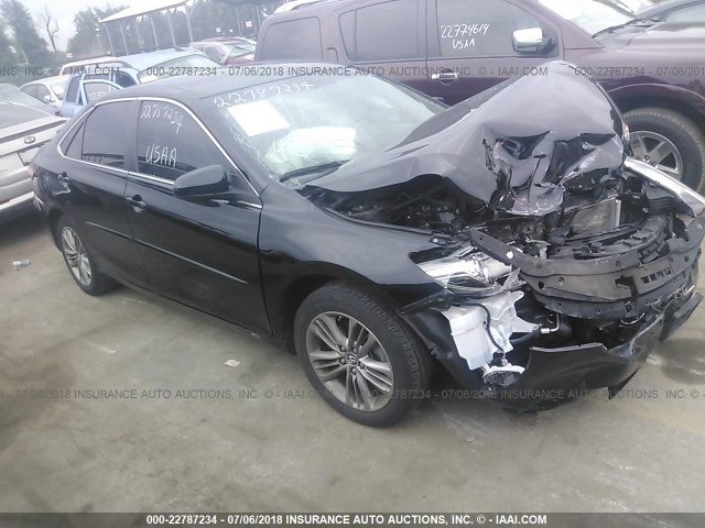 4T1BF1FK0FU092441 - 2015 TOYOTA CAMRY LE/XLE/SE/XSE 黑色 照片 1