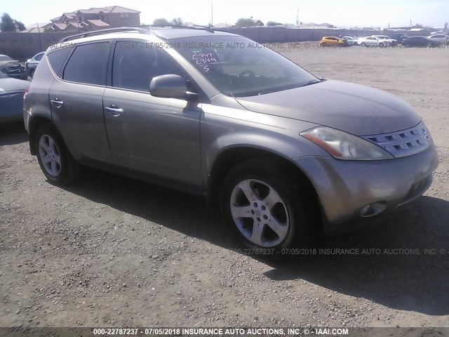 JN8AZ08T64W218802 - 2004 NISSAN MURANO SL/SE GRAY photo 1