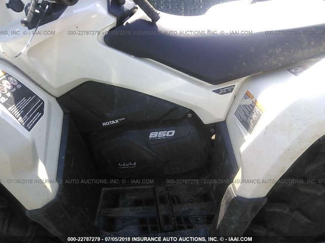 3JBLKAU28GJ001613 - 2016 CAN-AM OUTLANDER XT 850/XT-P 850 WHITE photo 9