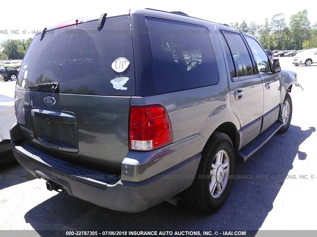 1FMPU16LX4LB20074 - 2004 FORD EXPEDITION XLT GRAY photo 4