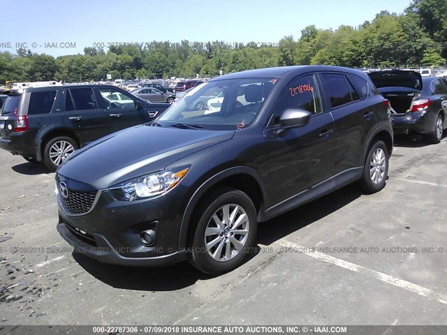 JM3KE4CY9E0424729 - 2014 MAZDA CX-5 TOURING GRAY photo 2