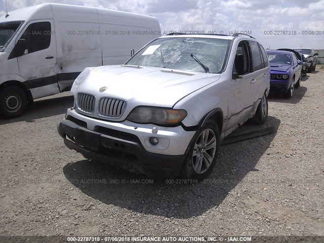 5UXFB53526LV27875 - 2006 BMW X5 4.4I SILVER photo 6