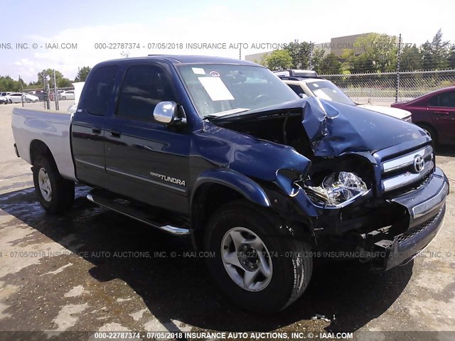 5TBBT44133S403734 - 2003 TOYOTA TUNDRA ACCESS CAB SR5 SILVER photo 1