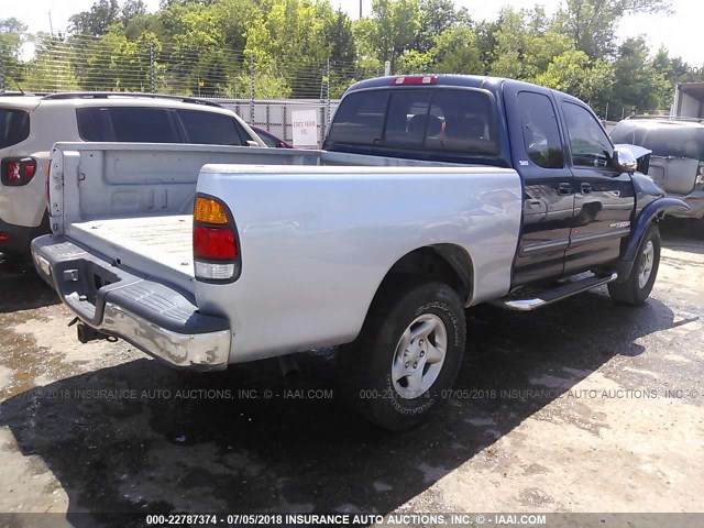 5TBBT44133S403734 - 2003 TOYOTA TUNDRA ACCESS CAB SR5 SILVER photo 4