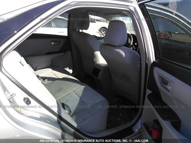 4T4BF1FK7FR472172 - 2015 TOYOTA CAMRY LE/XLE/SE/XSE 银色 照片 8