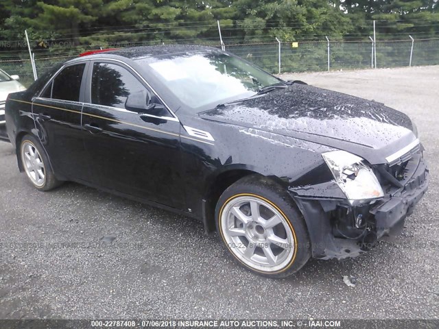 1G6DF577790147125 - 2009 CADILLAC CTS BLACK photo 1