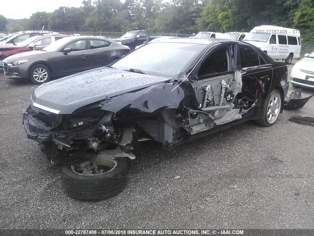 1G6DF577790147125 - 2009 CADILLAC CTS BLACK photo 2