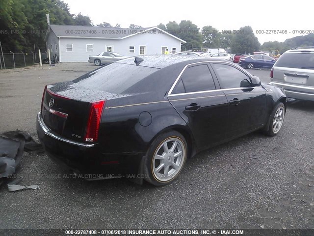 1G6DF577790147125 - 2009 CADILLAC CTS BLACK photo 4