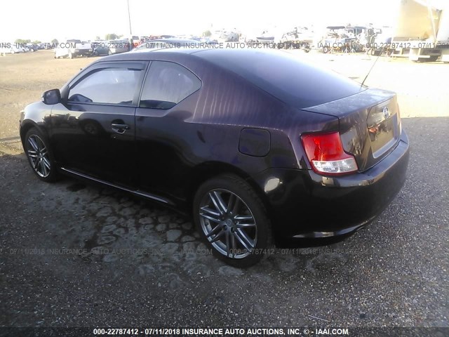 JTKJF5C70B3012779 - 2011 TOYOTA SCION TC 紫色 照片 3