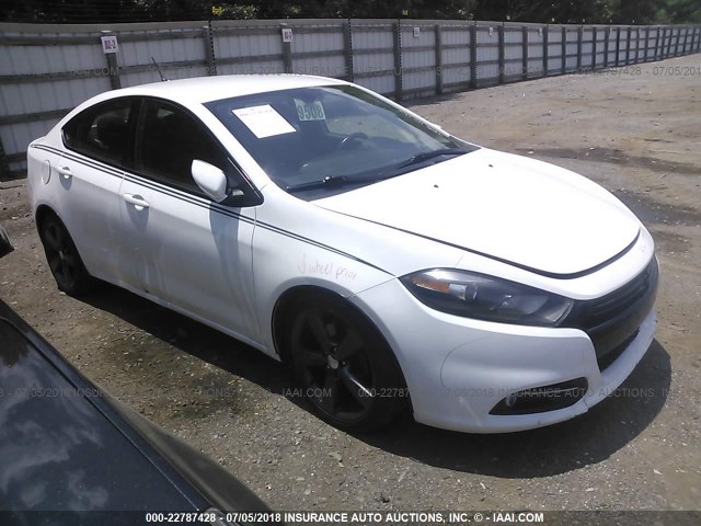 1C3CDFBA0DD322621 - 2013 DODGE DART SXT WHITE photo 1