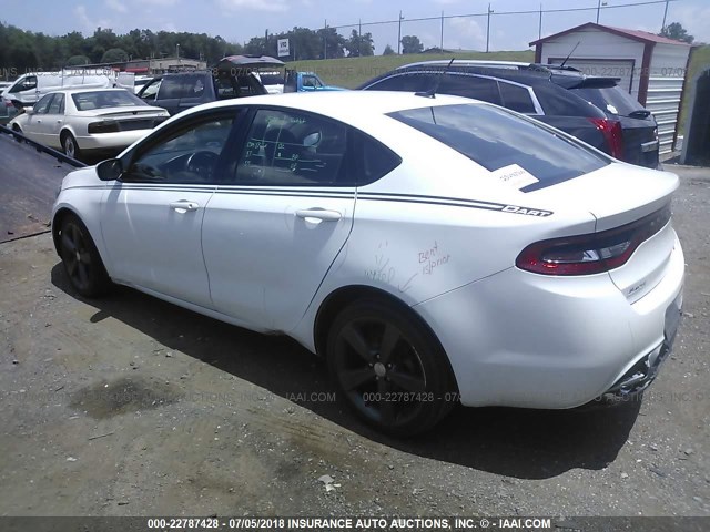 1C3CDFBA0DD322621 - 2013 DODGE DART SXT WHITE photo 3