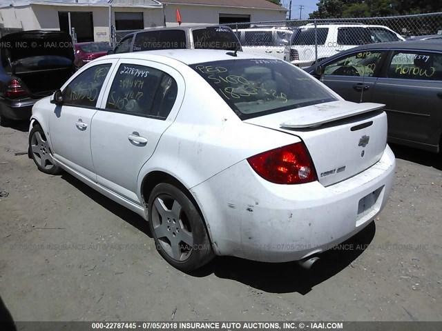 1G1AM58B487194152 - 2008 CHEVROLET COBALT SPORT WHITE photo 3