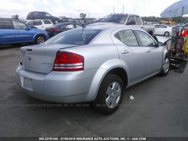 1B3LC46B19N569574 - 2009 DODGE AVENGER SE/SXT SILVER photo 4