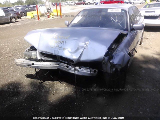 WBAGH83461DP31382 - 2001 BMW 740 IL SILVER photo 6