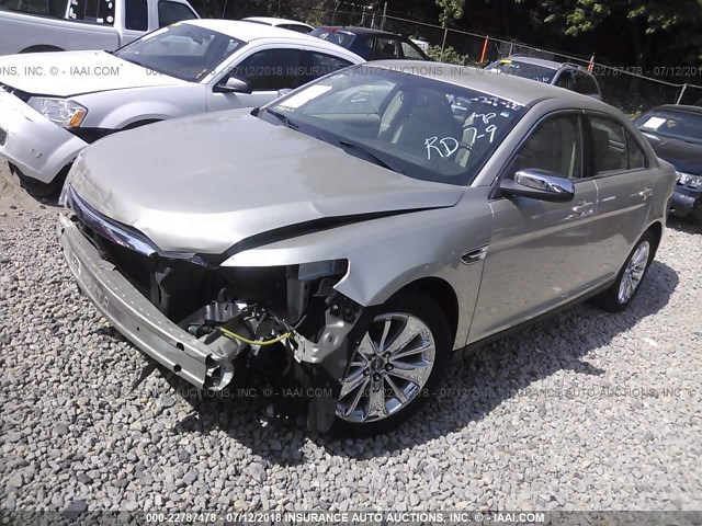 1FAHP2FW5AG114130 - 2010 FORD TAURUS LIMITED BEIGE photo 2