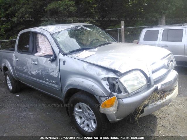 5TBDT44116S525487 - 2006 TOYOTA TUNDRA DOUBLE CAB SR5 SILVER photo 6