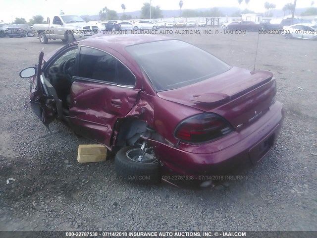 1G2NE52E65M236086 - 2005 PONTIAC GRAND AM SE RED photo 3