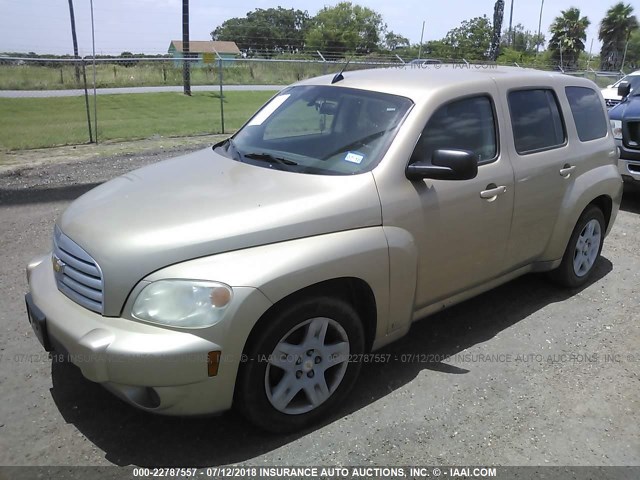 3GNDA13D88S595114 - 2008 CHEVROLET HHR LS GOLD photo 2