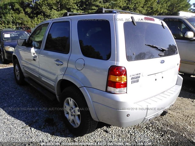 1FMYU941X7KA51742 - 2007 FORD ESCAPE LIMITED SILVER photo 3