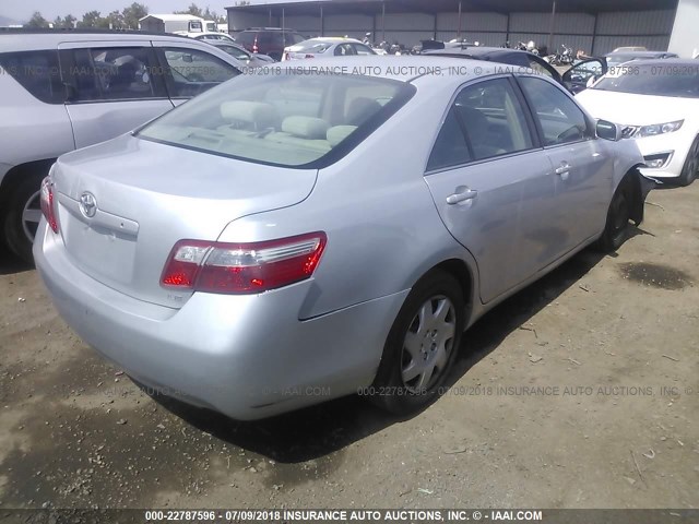 4T1BE46K17U578147 - 2007 TOYOTA CAMRY NEW GENERATION CE/LE/XLE/SE GRAY photo 4