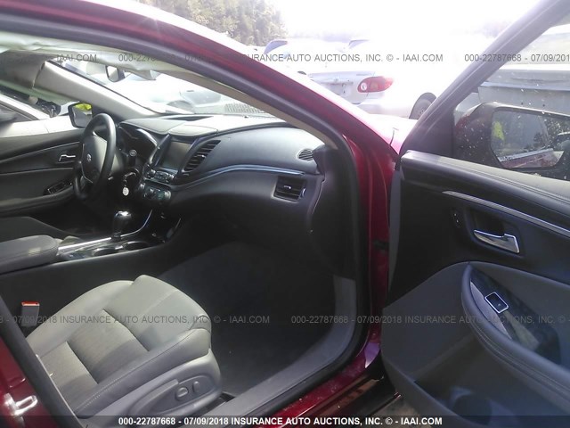 2G1125S38F9213143 - 2015 CHEVROLET IMPALA LT RED photo 5