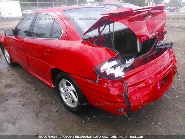 1G2NF52EXYM872558 - 2000 PONTIAC GRAND AM SE1 RED photo 6