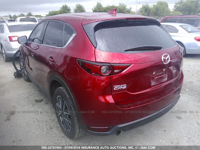 JM3KFADL6H0157861 - 2017 MAZDA CX-5 GRAND TOURING RED photo 3