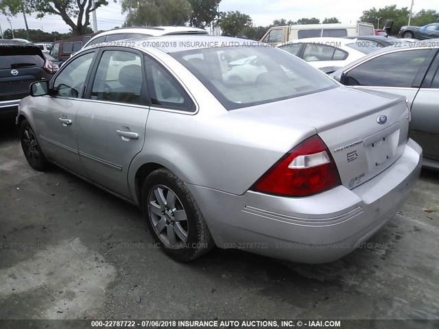 1FAFP24146G130406 - 2006 FORD FIVE HUNDRED SEL SILVER photo 3