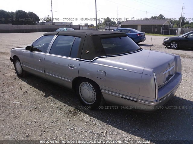 1G6KF5497XU709916 - 1999 CADILLAC DEVILLE CONCOURS SILVER photo 3