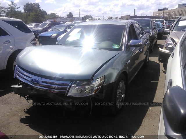 1FAHP25W88G149174 - 2008 FORD TAURUS LIMITED GREEN photo 2