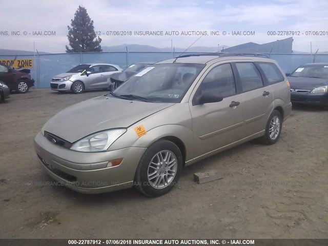 1FAHP36332W353484 - 2002 FORD FOCUS SE/SE COMFORT/ZTW/SE SPRT GOLD photo 2