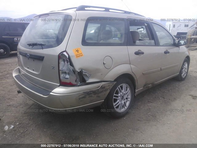 1FAHP36332W353484 - 2002 FORD FOCUS SE/SE COMFORT/ZTW/SE SPRT GOLD photo 4