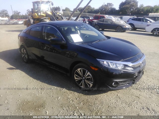 2HGFC1F77HH659875 - 2017 HONDA CIVIC EXL 黑色 照片 1