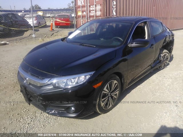 2HGFC1F77HH659875 - 2017 HONDA CIVIC EXL 黑色 照片 2
