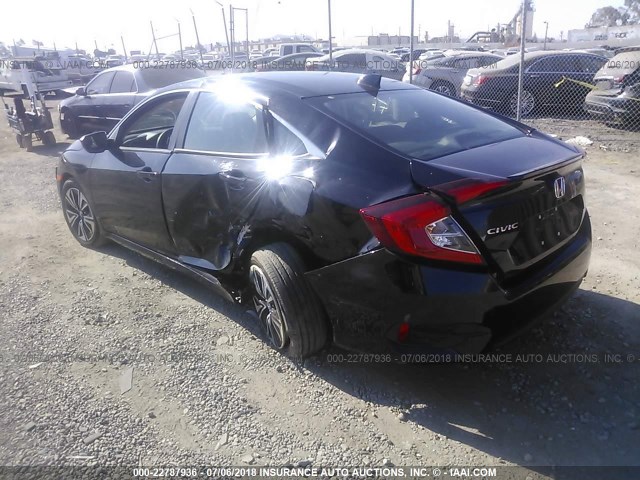 2HGFC1F77HH659875 - 2017 HONDA CIVIC EXL 黑色 照片 3