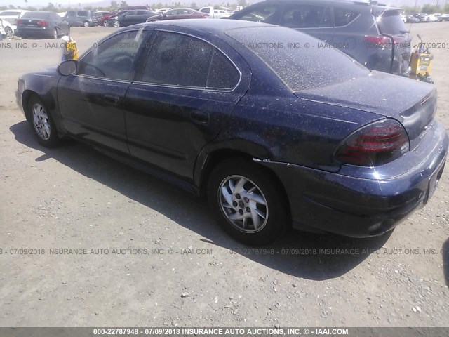 1G2NF52F94M594450 - 2004 PONTIAC GRAND AM SE1 BLUE photo 3
