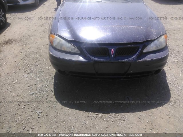 1G2NF52F94M594450 - 2004 PONTIAC GRAND AM SE1 BLUE photo 6