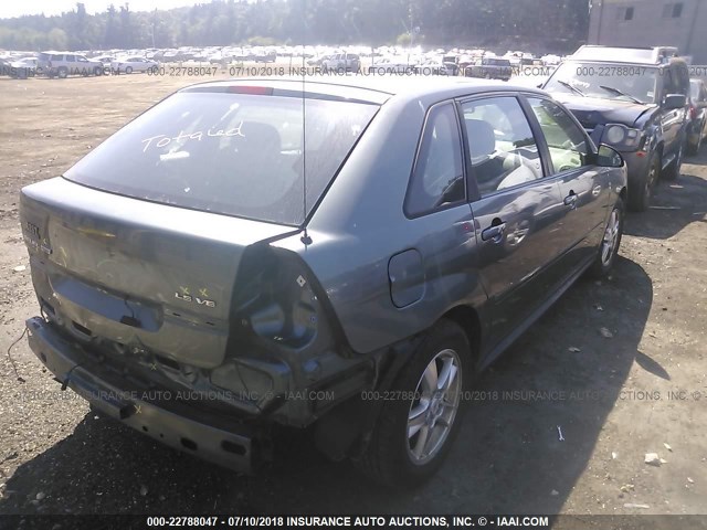 1G1ZT64825F320354 - 2005 CHEVROLET MALIBU MAXX LS GRAY photo 4